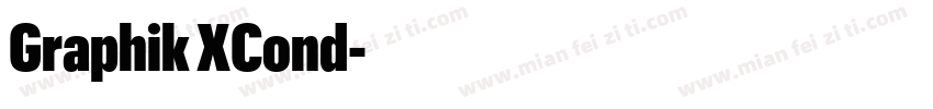 Graphik XCond字体转换